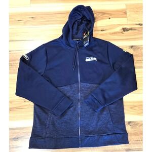 Under Armour Coldgear Storm Jacket Seattle Seahawks Mens Navy Blue XXL NWT READ